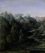 Albrecht Altdorfer Mountain Range oil on canvas
